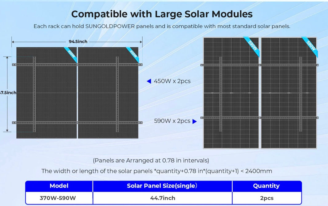 Sun Gold Ground Mount