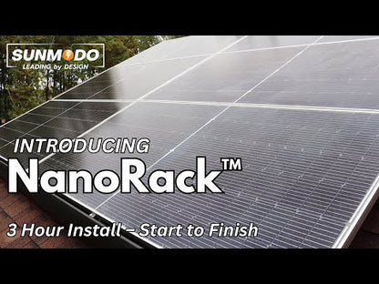 SunModo Nanorack-END W/ Deckmount & Screws kit